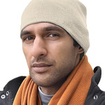 USA-Made 8" Cotton Thermal Beanie