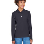 Women's Pima Piqué Long Sleeve Polo