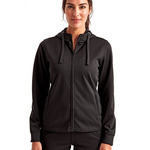 Women's Spun Dyed Full-Zip Hooded Sweatshirt