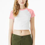 Women's Micro Rib Raglan Baby Tee