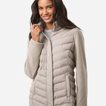 Women's Mixed Media Chevron Jacket