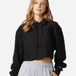 Women's Reverse Weave® Hooded Cropped Sweatshirt