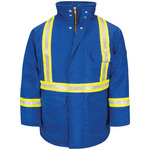 Men's Deluxe Parka With Reflective Trim - EXCEL FR® ComforTouch