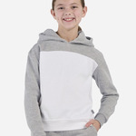Youth Colorblocked Hooded Sweatshirt