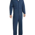 Men's Tall Button-Front Cotton Coverall