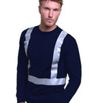 Men's USA-Made Hi-Visibility Long Sleeve T-Shirt