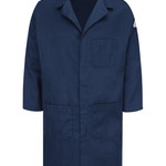 Men's Concealed Snap Front Lab Coat - EXCEL FR® ComforTouch® - 6 oz.