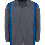 Men's Tall Industrial Colorblocked Long Sleeve Shirt