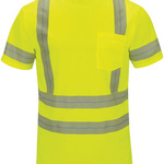 Men's Tall High Visibility Short Sleeve T-Shirt