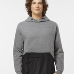 Unisex Mixed Media Hooded Sweatshirt