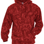 Unisex Tie-Dyed Triblend Hooded Sweatshirt