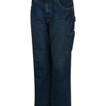 Men's Extended Sizes Stretch Denim Dungaree Jeans