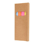 4-Piece Square Recycled Highlighter Set