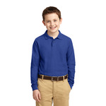 Youth LS Silk Touch Polo